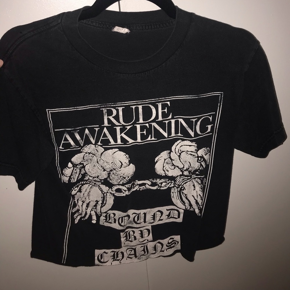 Cropped T-Shirt Rude Awakening